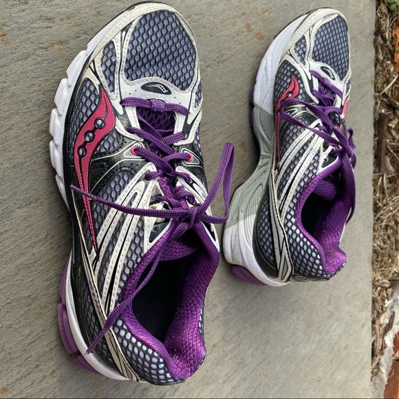 Saucony guide 6 purple black 7.5 shoes - Picture 6 of 10